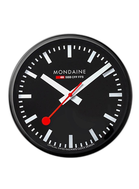 日本直邮MONDAINE A990 CLOCK 挂钟室内装饰 25CM石英乔迁开业入
