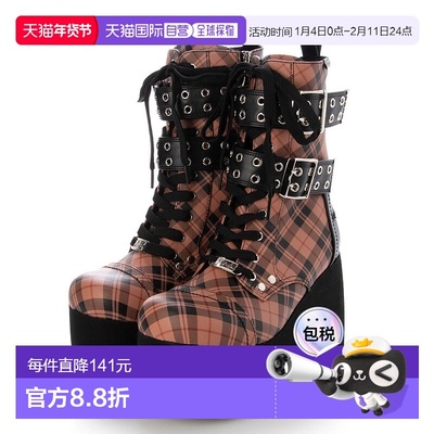 日本直邮YOSUKE 厚底系带靴 YO729BW20129厚底鞋