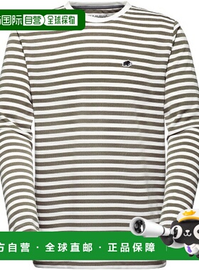 日本直邮MAMMUT 条纹长袖 AF 户外运动衫 (101601820-40329) -欧