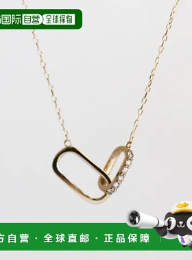 1h可退 日本直邮cui-cui LIEN系列 钻石项链 K10YG 783544吊坠