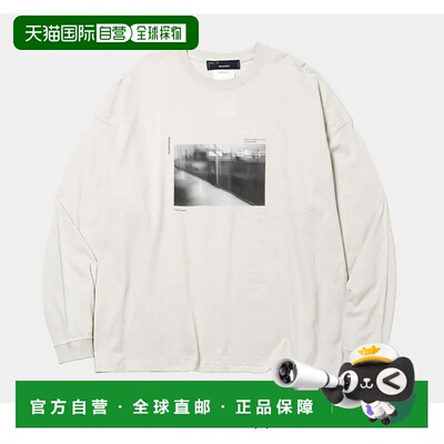 日本直邮meanswhile 男士春夏宽松抽象摄影师长袖T恤 MWCT25202