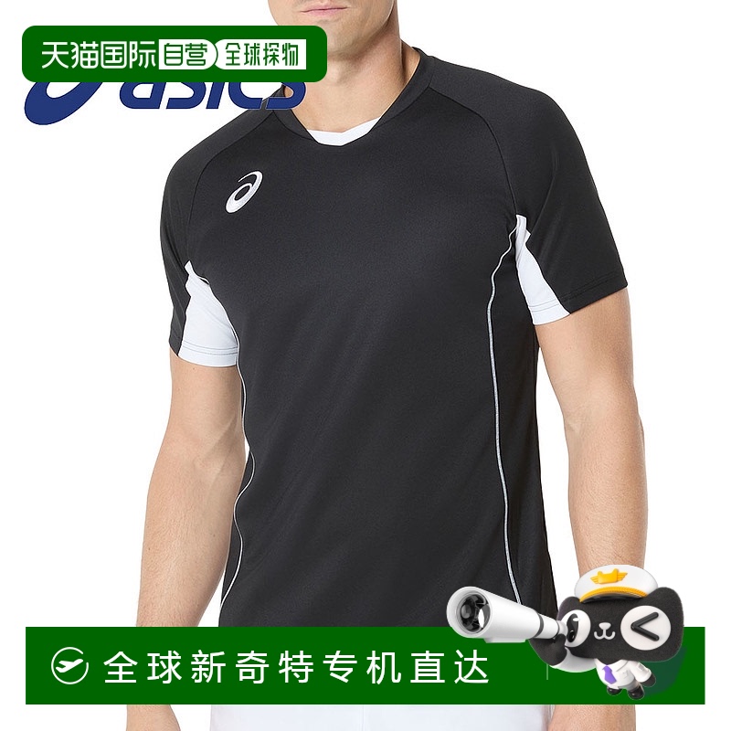 日本直邮ASICS T恤短袖衬衫训练服运动服比赛服短袖青少年女士男A