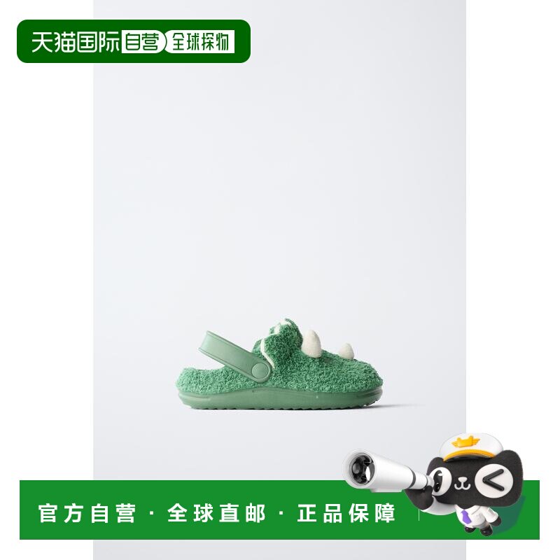 日本直邮Zara恐龙细节家居木屐