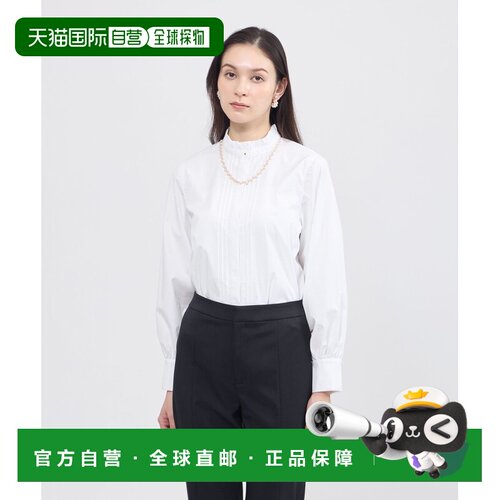 1h可退 日本直邮EPOCA 女士 荷叶边立领衬衫 N7M02703__泡泡袖