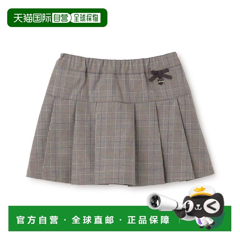 1h可退 日本直邮petit main 儿童女童褶皱裙裤 五分裤 双口袋 松,童装/婴儿装/亲子装,裤子,淘宝优惠券,粉丝福利购,淘宝优惠卷
