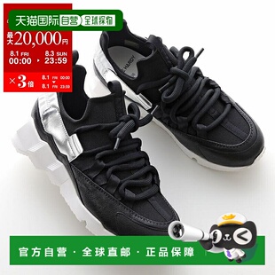 日本直邮PIERRE HARDY TREK COMET 运动鞋 NS04Z 女士帆布皮革金-