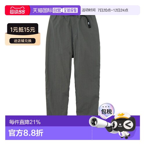 日本直邮THE NORTH FACE 男士地质裤 NB82562