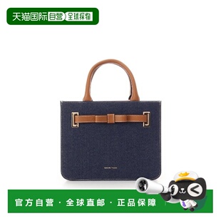 1h可退 日本直邮Samantha Thavasa 女士小号牛仔纹图案托特包 000