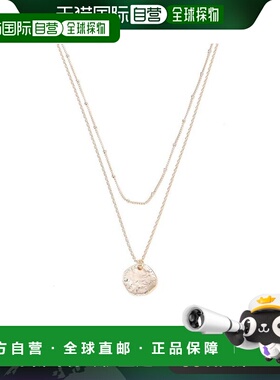 1h可退 日本直邮SHIPS WOMEN 硬币层叠吊坠项链