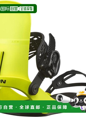 日本直邮SALOMON 雪板固定器 476507 EDB 霓虹黄 男女通用款