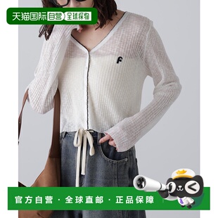 1h可退 日本直邮FREE'S MART 女装 配色线条镂空镂花开衫 1315270