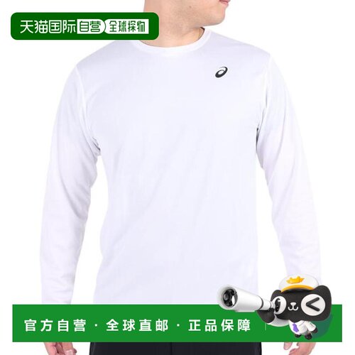 日本直邮亚瑟士ASICS男式长袖T恤ES Dry单点图案2031E018.100