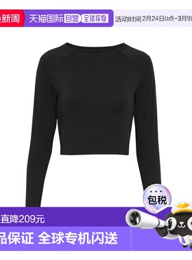 日潮跑腿ON昂跑 女款 Studio Long-T恤 短款沙漠风 1wf1243