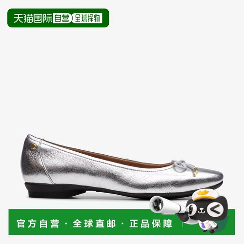 日本直邮Clarks 26182835 Candra Light（银色金属色）鞋女鞋