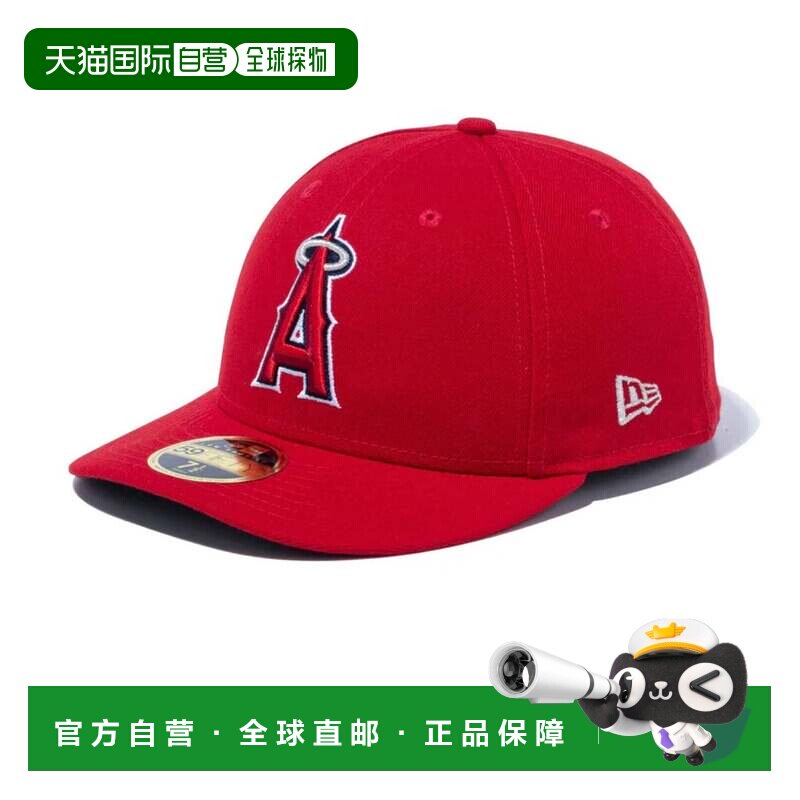 日本直邮Newera 棒球帽 59FIFTY LOW PROFILE MLB 洛杉矶天使队红图片