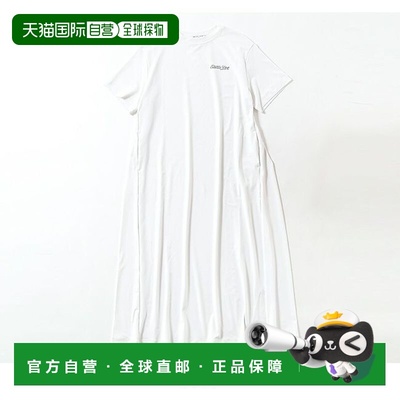 日本直邮AMERICANA 女装 接触冷感速干A字型天竺棉感T恤裙 BRFM77