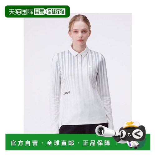 日本直邮LANVIN SPORT 长袖Polo衫 女士 吸汗速干 UV防护 蓄热保