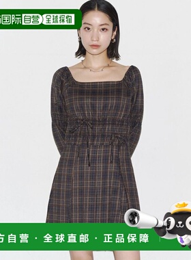 日本直邮EMODA 女装 2WAY肩部褶饰设计连衣裙 042560350601