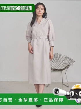 日本直邮TONAL 女装 多功能I字型连衣裙 半正式设计珍珠扣袖口 65