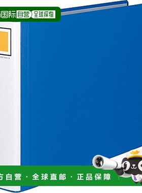 【日本直邮】国誉 活页双孔文件夹A3横向 装订宽度60mm 蓝色