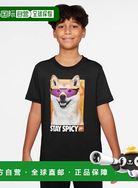 日本直邮Nike 儿童半袖T恤 YTH NSW Photo Shiba S/S [HV5206] 运