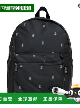 日本直邮Outdoor Products 史努比背包 M 复古花生图案黑色 SY155
