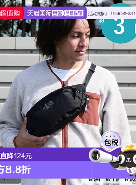 日本直邮The North Face北面男女同款腰包NM72355-K新款斜挎包