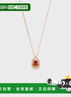1h可退 日本直邮NOJESS女士K10镶嵌石榴石项链 30243116028