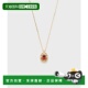 1h可退 日本直邮NOJESS女士K10镶嵌石榴石项链 30243116028