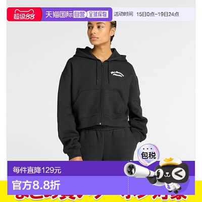 日本直邮New Balance Linear Heritage Fleece 全拉链女士 WJ5350