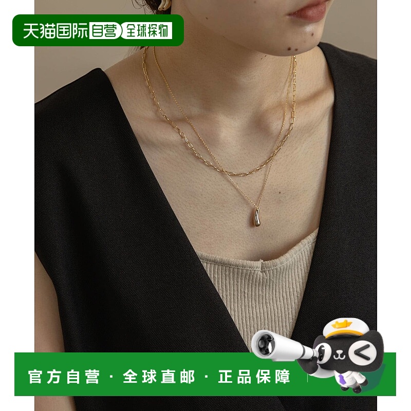 1h可退 日本直邮SMELLY 女士双链滴坠项链 SM262PC001
