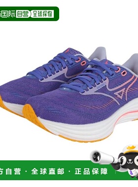 日本直邮MIZUNO 波浪骑士29 SW跑步鞋 慢跑鞋 [J1GD2506] 紫色 白