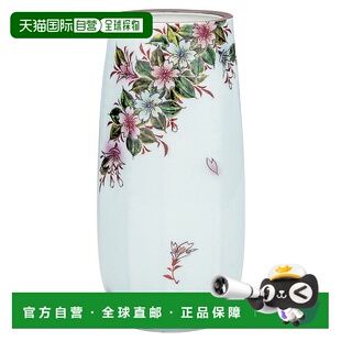 日本直邮九谷烧 8.5 尺寸樱花花瓶 / 高畠俊彦