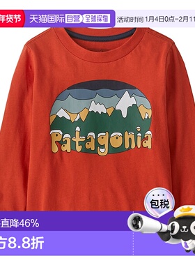日潮跑腿Patagonia巴塔哥尼亚 儿童长袖 Fitzroy Flurries T 恤 6