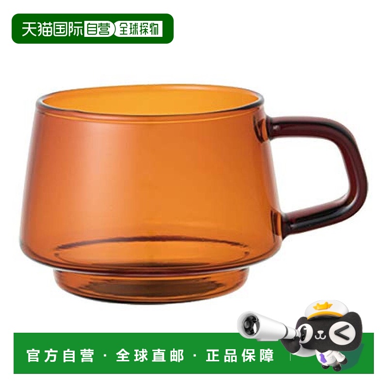 【日本直邮】KINTO马克杯SEPIA马克杯琥珀玻璃杯270ml21740微波炉