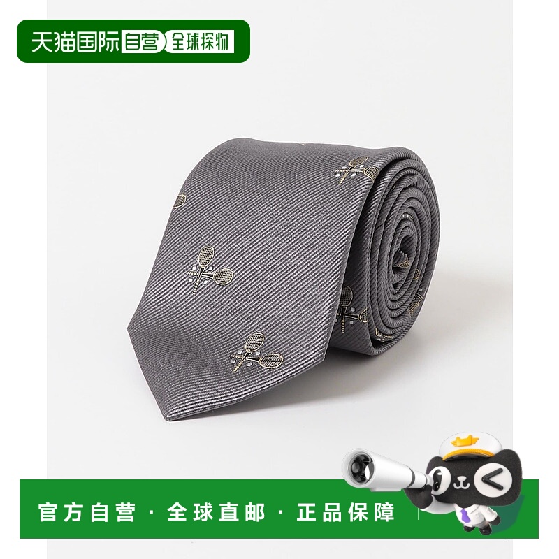 1h可退 日本直邮LIFE STYLE TAILOR 男装 国产丝绸 网球拍图案领