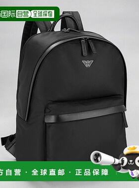 日本直邮Emporio Armani 双肩包 男士 EM001795-AF13454 黑色