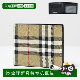CHECK 日本直邮BURBERRY 双折钱包双折钱包小巧无零钱包Burberry