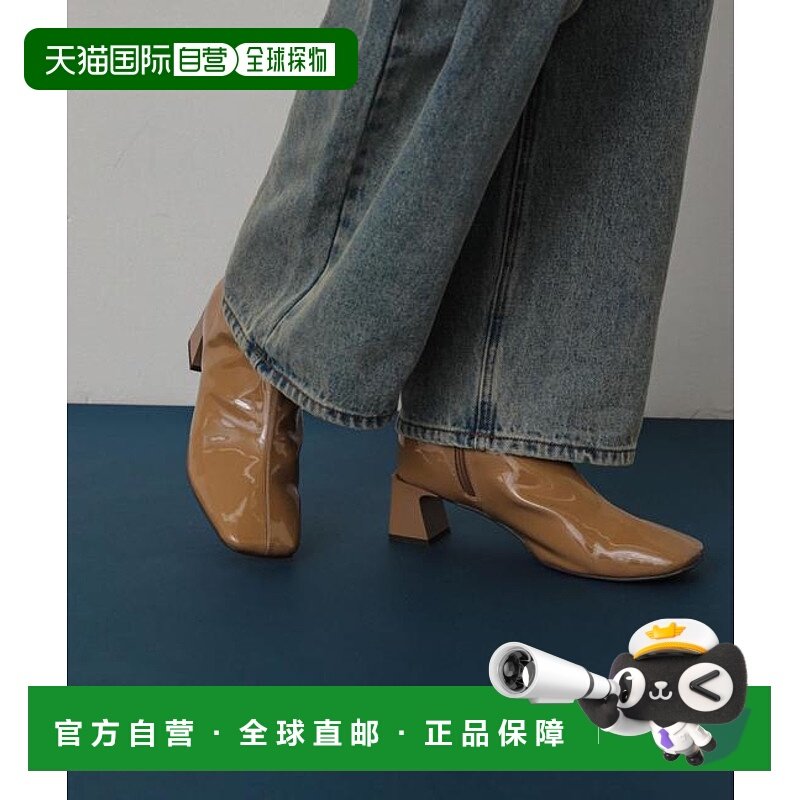 1h可退 日本直邮官方授权 SENSE OF PLACE 抗菌防臭方头漆皮靴