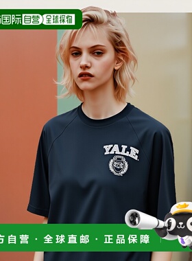 日本直邮Champion插肩短袖T恤 C5-Z307 010（白色） 370（海军蓝