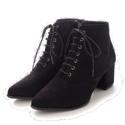 【日本直邮】bakerloo女士短靴蝴蝶结拉链秋冬季新款女时装靴