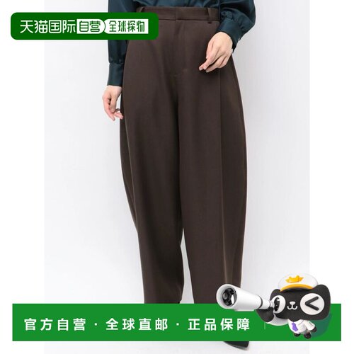 1h可退 日本直邮TONAL 女装 粉笔斜纹微廓形阔腿裤 6526407011