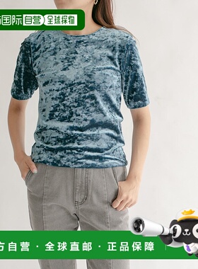 1h可退 日本直邮KBF 女装 光泽感 修身T恤 KC1621D090