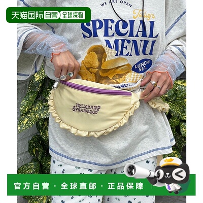 1h可退 日本直邮HELLO.SANFRANCISCO 女装 闪耀缎面 双包腰包 甜