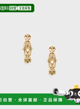 1h可退 日本直邮NOJESS女士K5金属花香圆环耳钉 30241112004