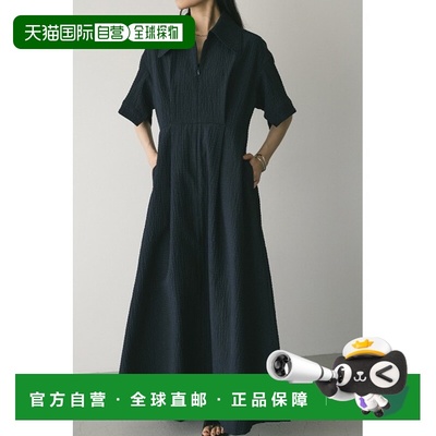 1h可退 日本直邮STYLEMIXER女士大翻领显瘦连衣裙 500ISA335241
