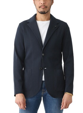 日本直邮LARDINI 男士双扣针织夹克 cncljm56 pa66000 850 [2026S