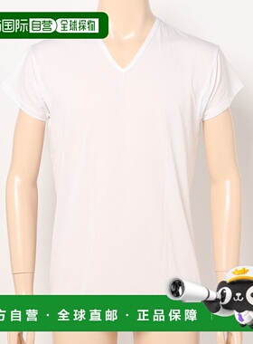 1h可退 日本直邮Gunze（郡是） 男士速干吸汗V领T恤 MCA612P上衣