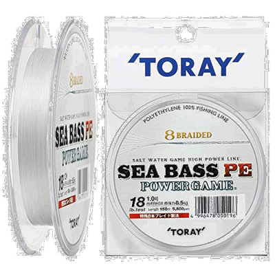 【日本直邮】Toary东丽PE线18lb 8.5kg 8 150m Seabass Power Gam