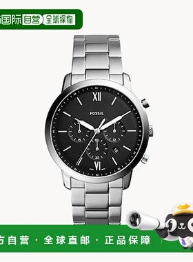 日本直邮Fossil Neutra 计时码表不锈钢手表 FS5384 男士指针式